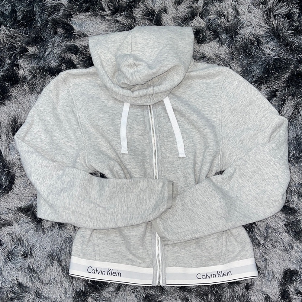 Calvin Klein Moder Cotton Zip sleep  hoodie